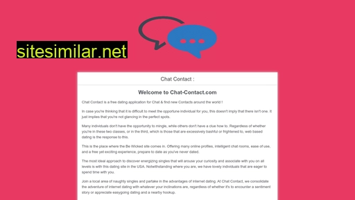 chat-contact.com alternative sites