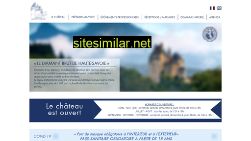 chateau-de-menthon.com alternative sites
