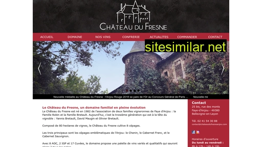 chateaudufresneanjou.com alternative sites