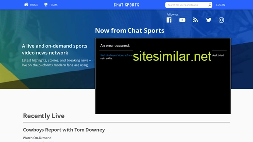 chatsports.com alternative sites