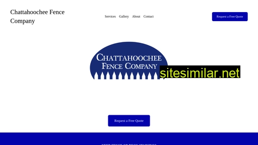 Chattahoocheefence similar sites