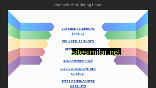 chanceforhot-dating1.com alternative sites