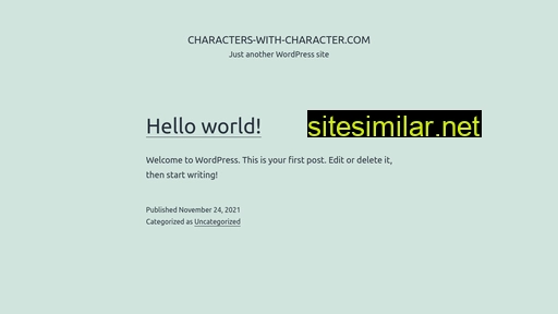 characters-with-character.com alternative sites