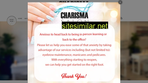 charismasalonmenlopark.com alternative sites