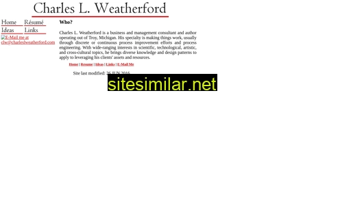 Charleslweatherford similar sites