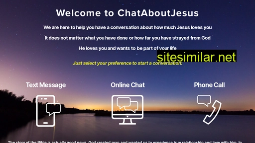 chataboutjesus.com alternative sites