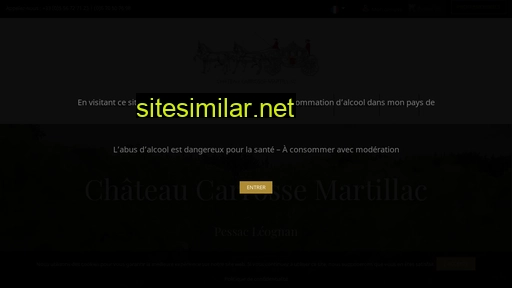 chateau-carrosse-martillac.com alternative sites