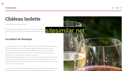 chateau-isolette.com alternative sites