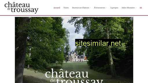 chateaudetroussay.com alternative sites