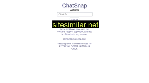 chatsnap.com alternative sites