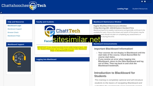 chattahoocheetech.blackboard.com alternative sites