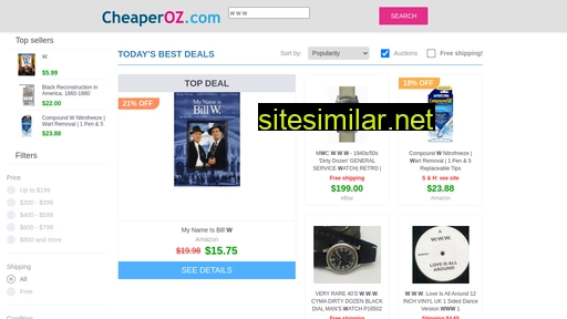 cheaperoz.com alternative sites