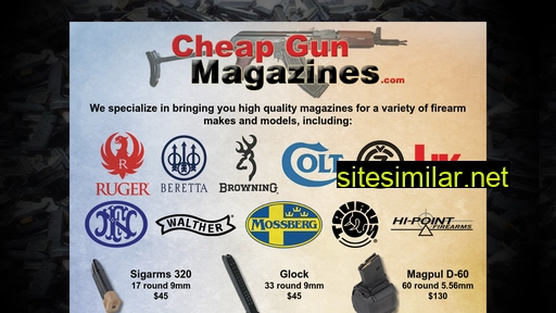 cheapgunmagazines.com alternative sites