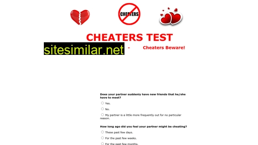 cheaterstest.com alternative sites