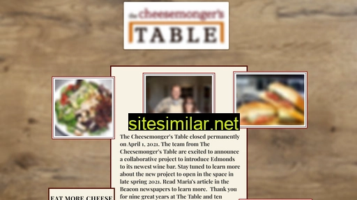cheesemongerstable.com alternative sites