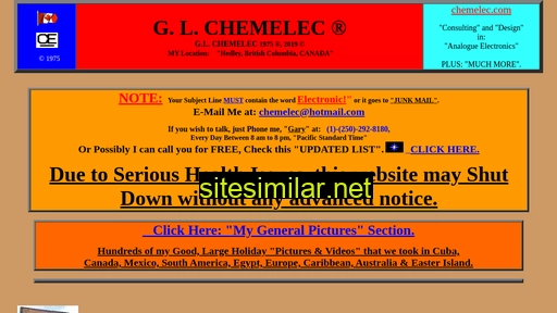 chemelec.com alternative sites
