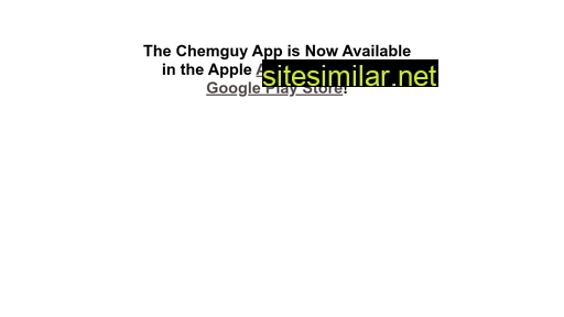 chemguy.com alternative sites