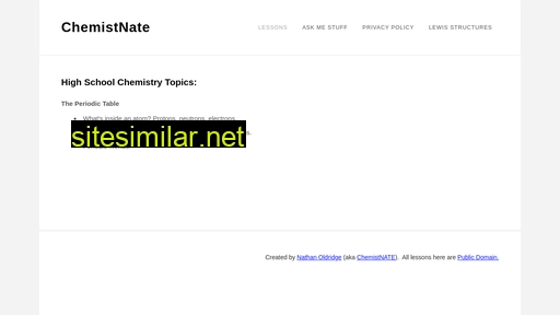 chemistnate.com alternative sites