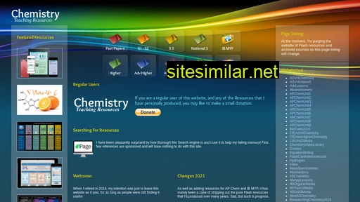 chemistry-teaching-resources.com alternative sites