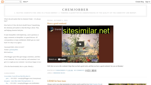 chemjobber.blogspot.com alternative sites