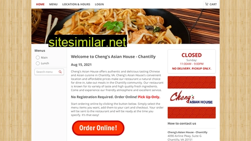 chengsasianchantilly.com alternative sites