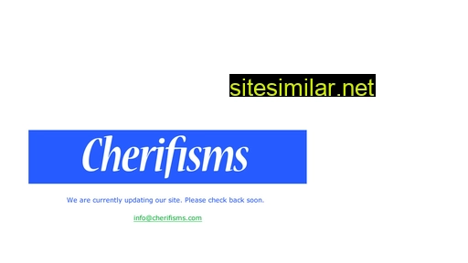 cherifisms.com alternative sites