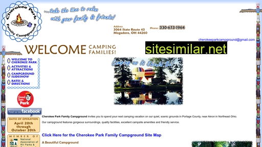 Cherokeeparkcampground similar sites