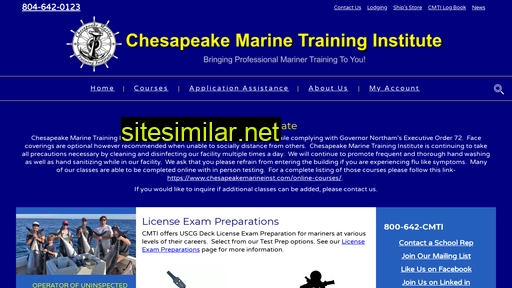 chesapeakemarineinst.com alternative sites