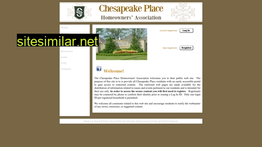 chesapeakeplacehoa.com alternative sites