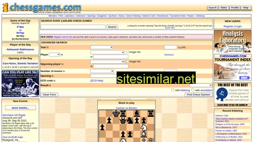 chessgames.com alternative sites