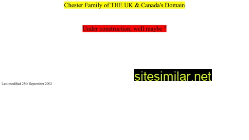 Chester-web similar sites