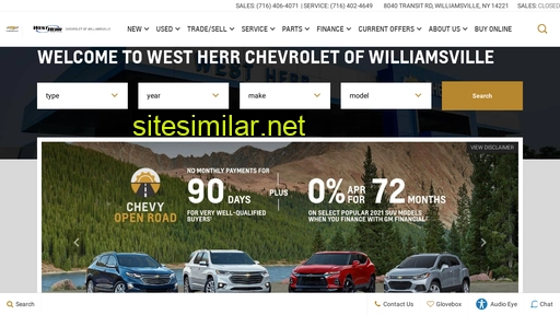 Chevroletwilliamsville similar sites