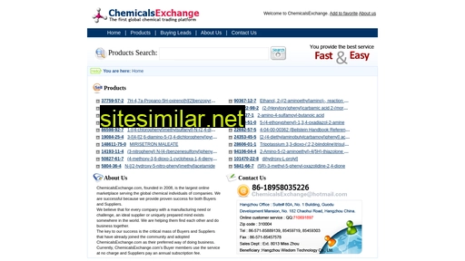 Chemicalsexchange similar sites