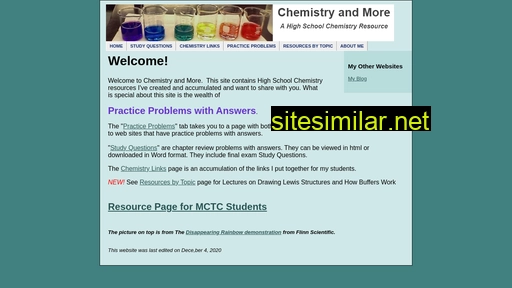chemistrysky.com alternative sites