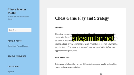 Chessmasterplanet similar sites