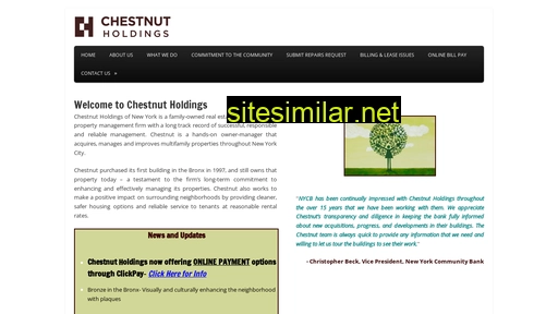 chestnutholdings.com alternative sites