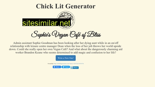 Chicklitgenerator similar sites