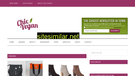 chicvegan.com alternative sites