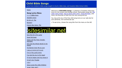 childbiblesongs.com alternative sites