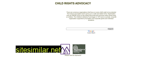 Childrightsadvocate similar sites