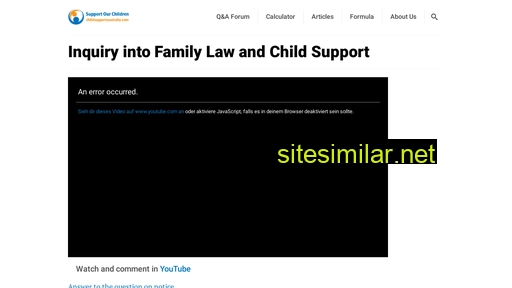 childsupportaustralia.com alternative sites