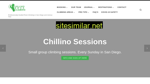 chillinorockclimbing.com alternative sites