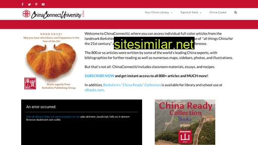 chinaconnectu.com alternative sites