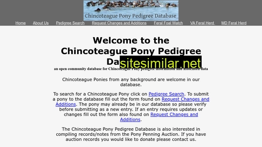 chincoteaguepedigrees.com alternative sites