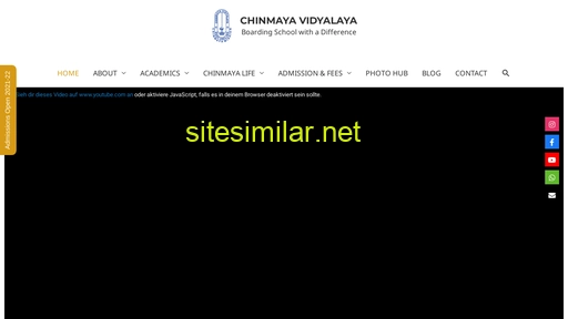 chinmayavidyalayanauni.com alternative sites