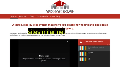 Chinacashbuyers similar sites