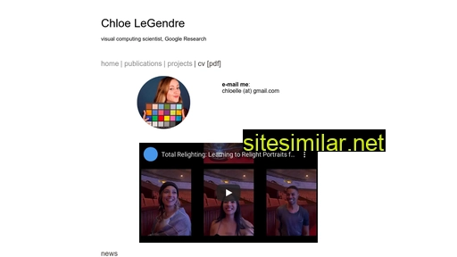 Chloelegendre similar sites