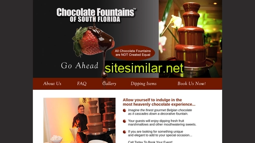 Chocolatefountainsofsouthflorida similar sites