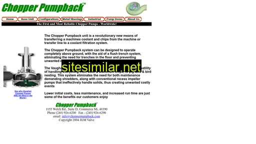 chopperpumpback.com alternative sites