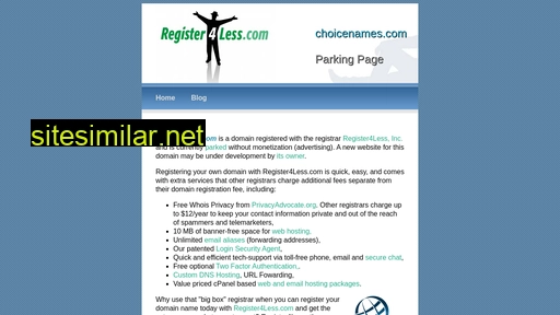 choicenames.com alternative sites